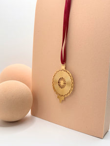 Christmas Decorations - Gold Plated Christmas Ornament